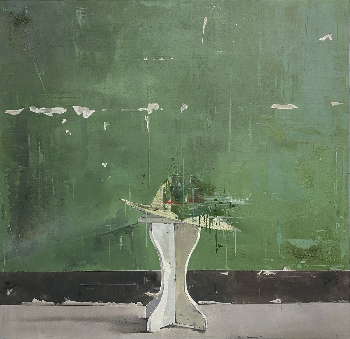 28.《隐秘的角落之一》，75cm×75cm，纸本水彩，2021