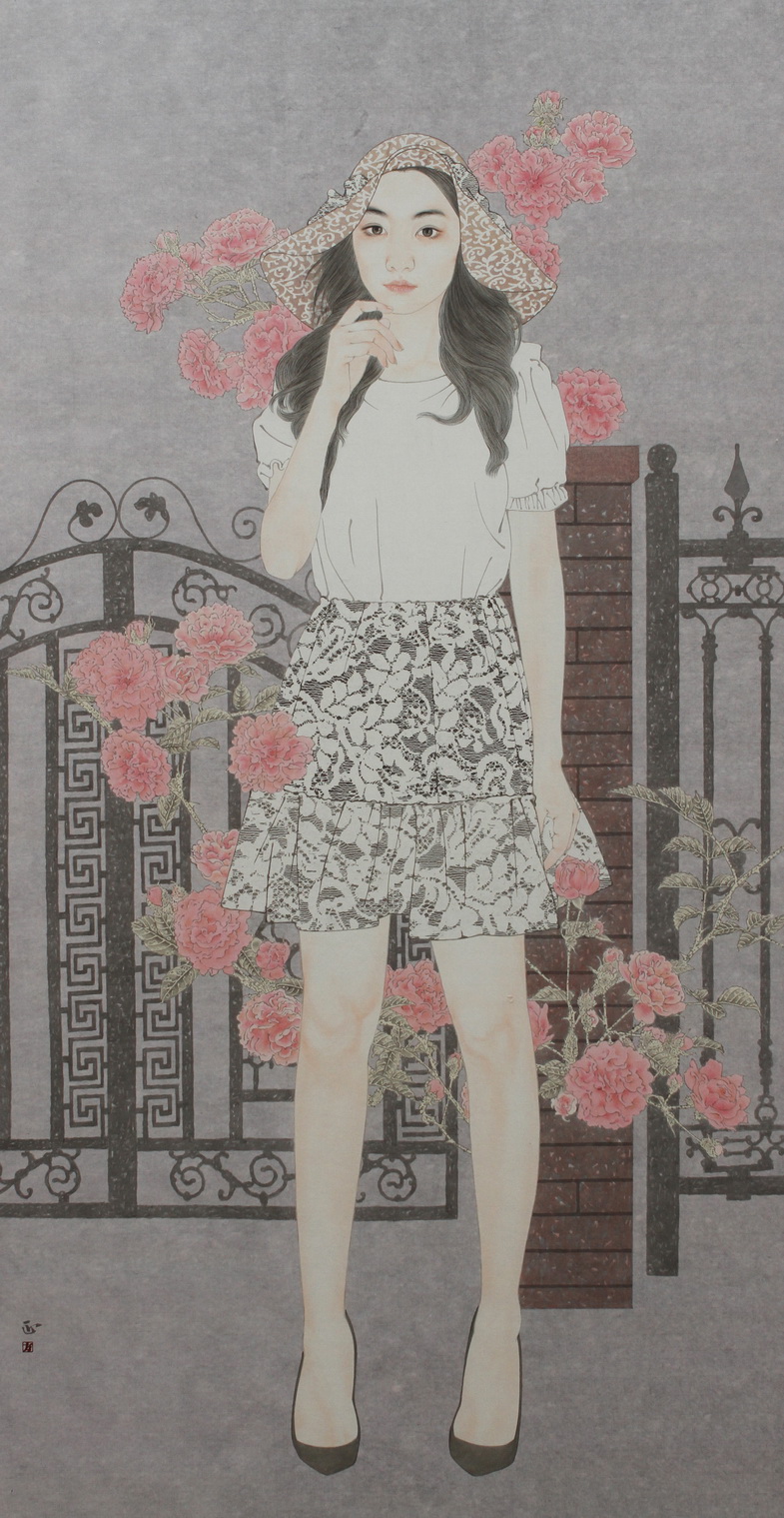 方正《她的幸福生活》131cmx63cm 方正《她的幸福生活》131cmx63cm