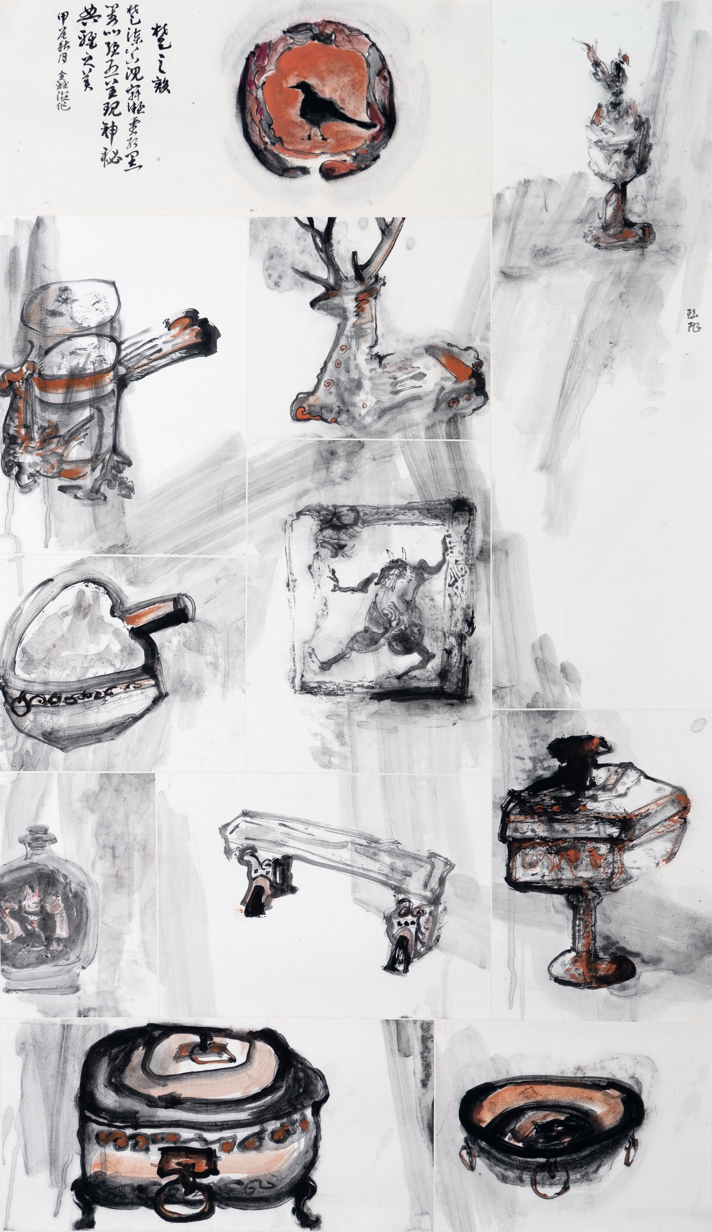 曹鑫德《楚之韵》180cmx96cm