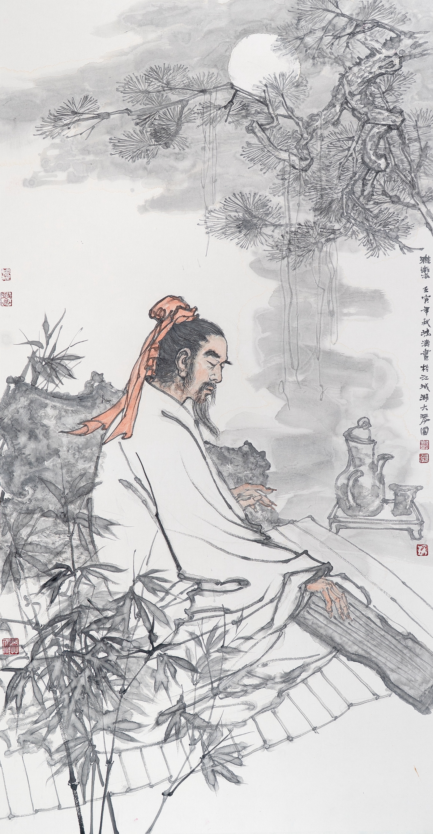 邓鸿涛《雅乐》180cmx96cm