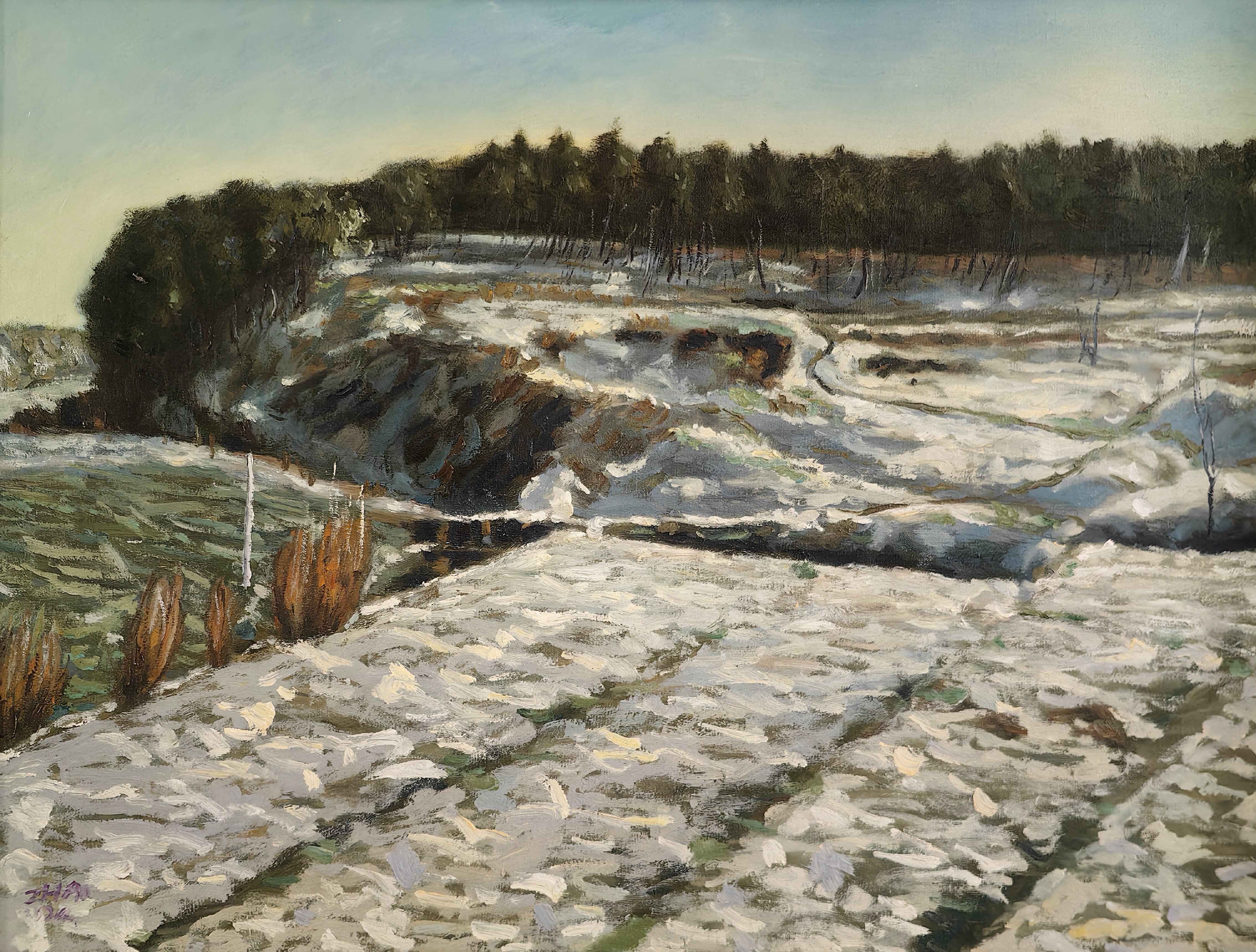 013赵伟+油画《阳春白雪》60X80 013赵伟+油画《阳春白雪》60X80