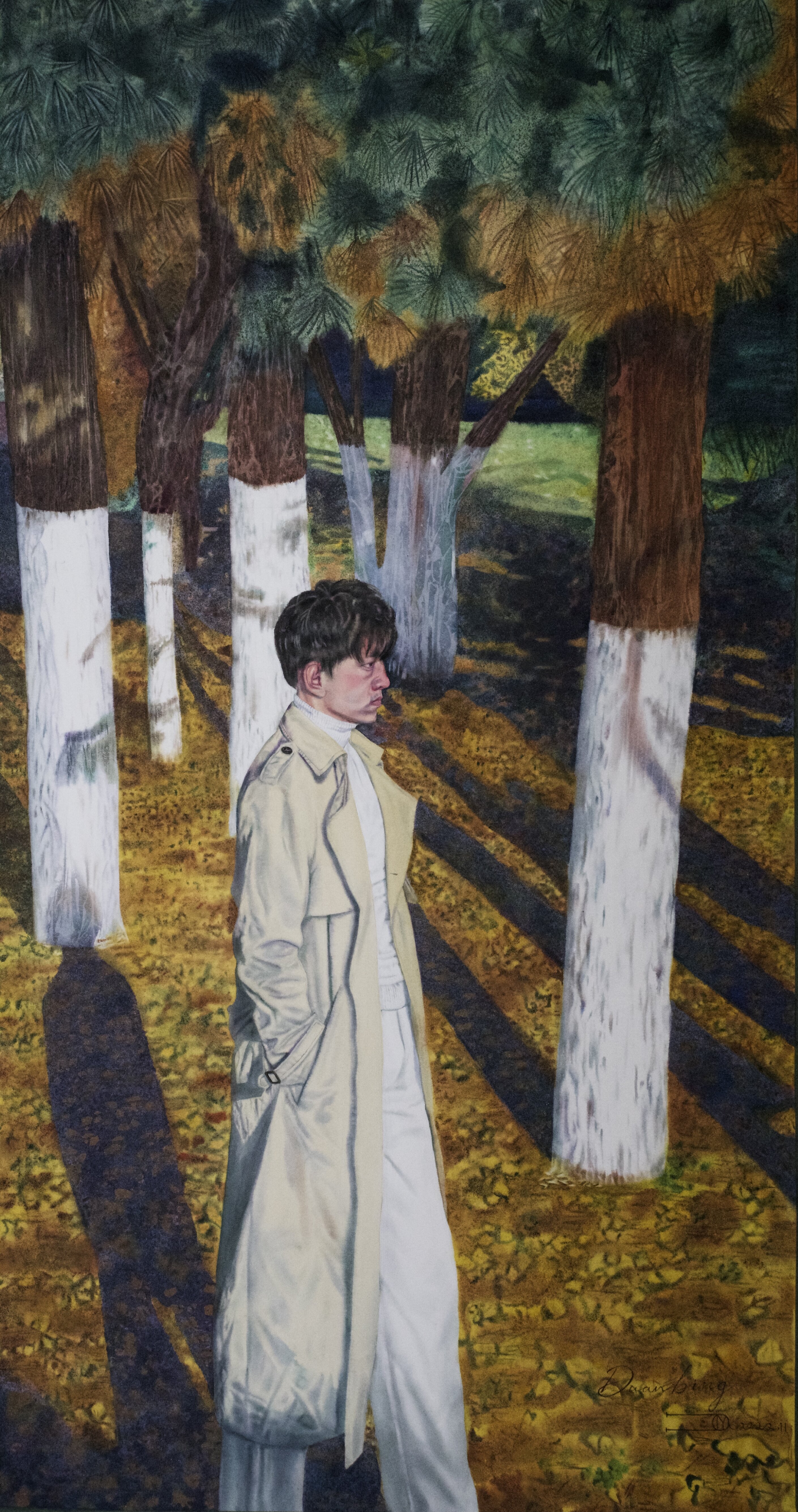 105段兵 《秋》纸本水彩 100×53cm 2025 105段兵 《秋》纸本水彩 100×53cm 2025