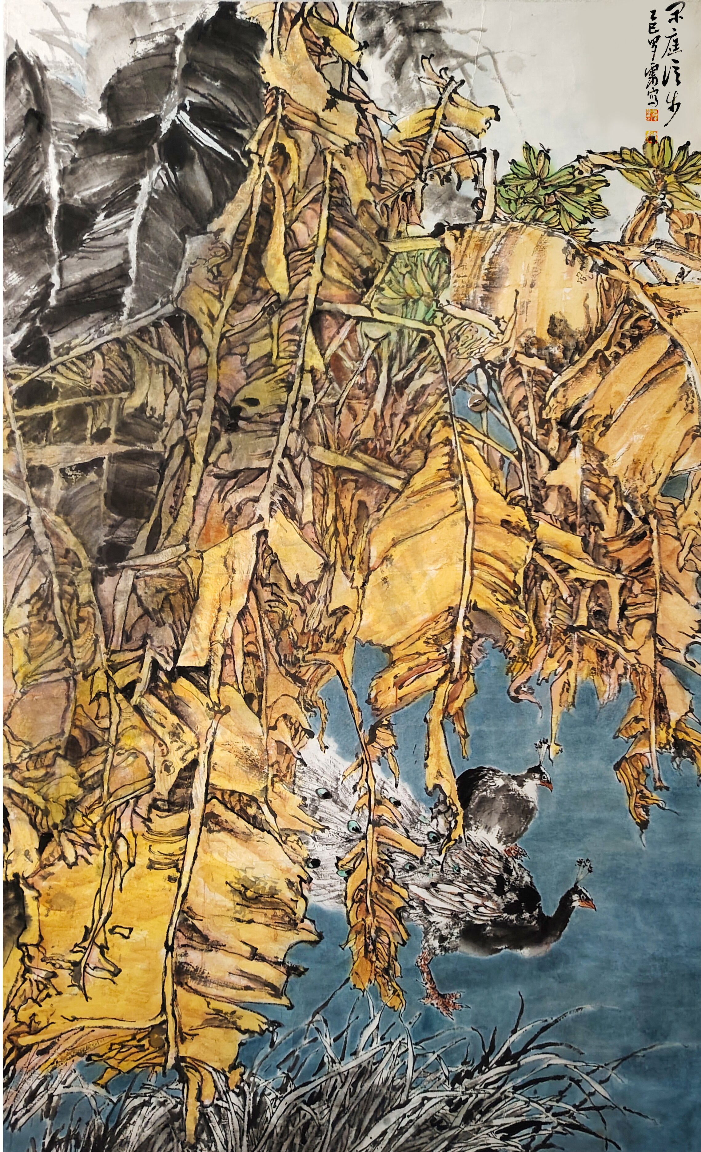 279罗雳《闲庭信步》宣纸+160X97 279罗雳《闲庭信步》宣纸+160X97