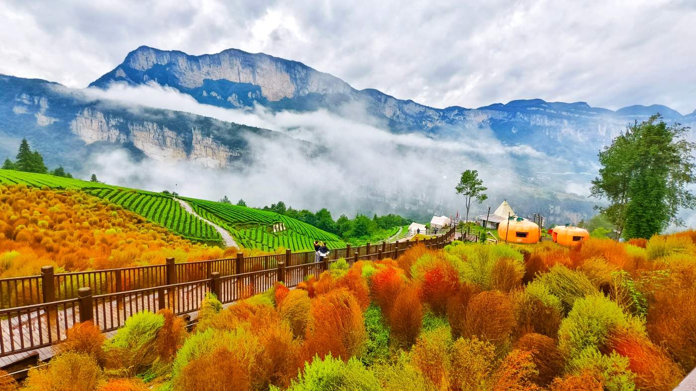 吴柏松《恍若仙境马者村》 吴柏松《恍若仙境马者村》