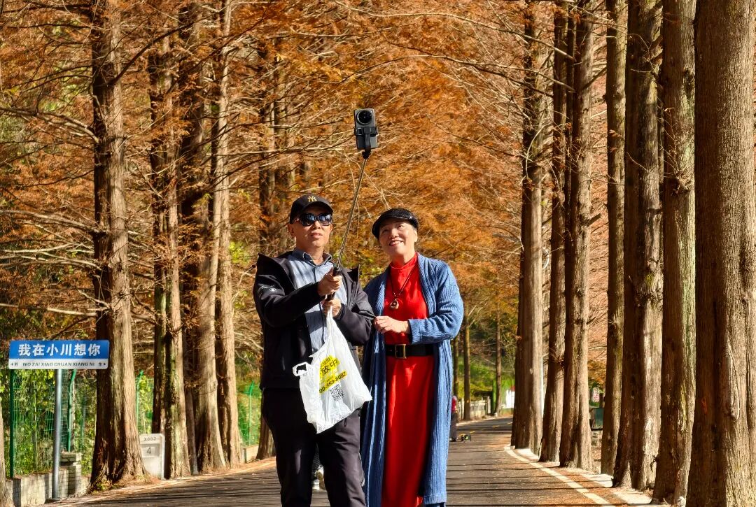 《秋林寄情》 张建波 摄.jpg