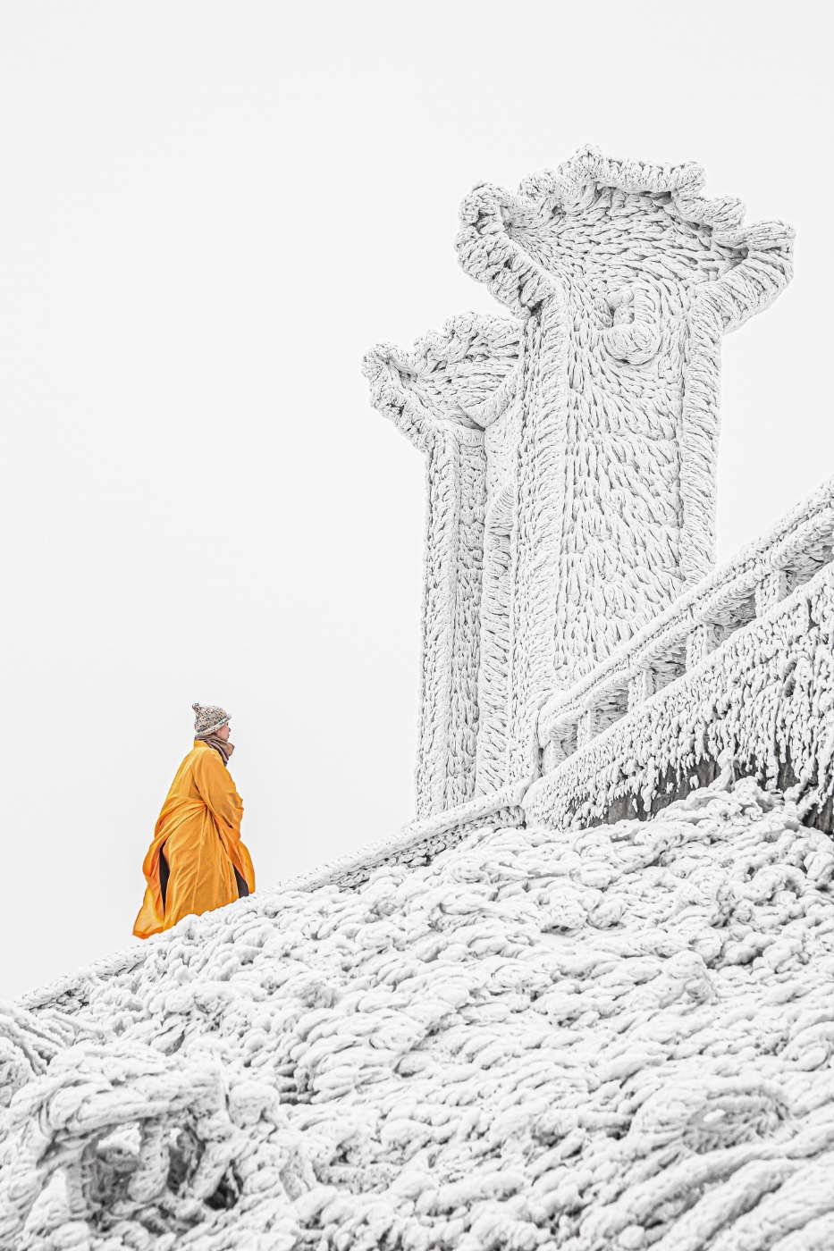 禅门雪   红安县天台山景区