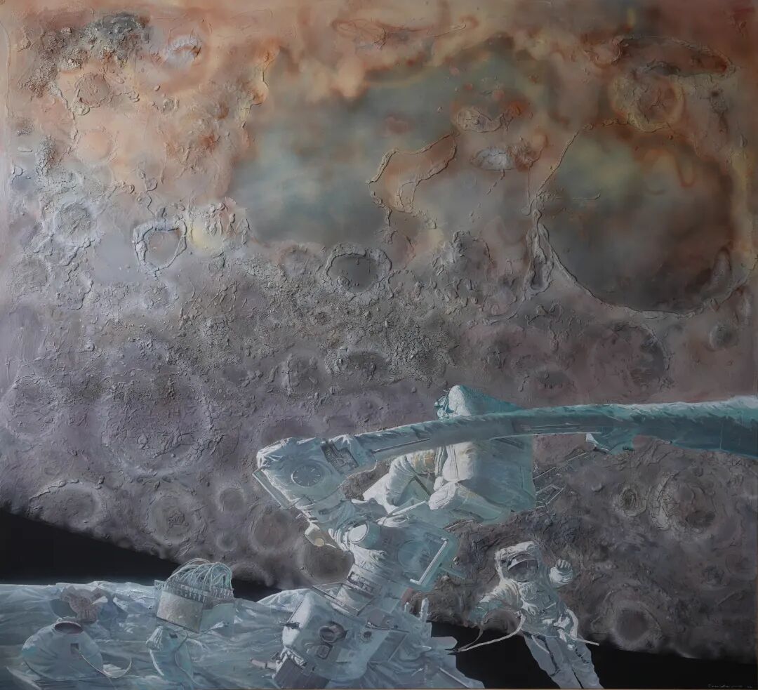 《梦舟》综合材料 200cmx220cm 2024.jpg