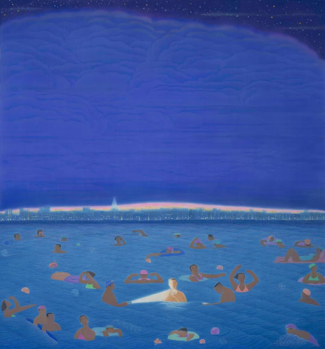 53 王玉晓《东湖暮漾》中国画238cm×198cm2025年湖北.jpg